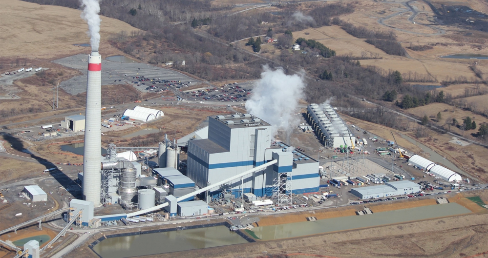 Modern Coal Burning Power Plant